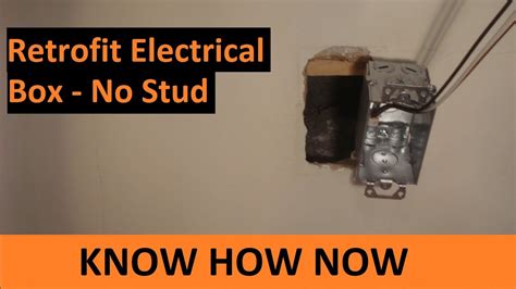 electrical retrofit box|replace existing electrical box.